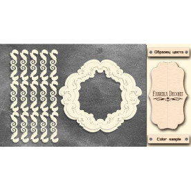  Набор чипбордов,ов FDCH-298 color_Milk, Фабрика Декору