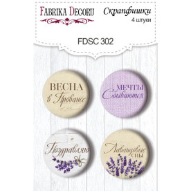 Скрапфишки 4шт. Набор 302, Фабрика Декору