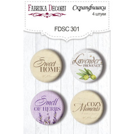 Скрапфішкі 4шт. Набір 301, Фабрика Декору