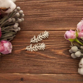 Чипборд набор ветки сосновые WOODChic