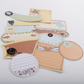 Набор высечек для журналинга Die-cut Journal Spots - Eclectique от Chatterbox