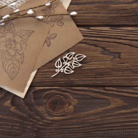 Чіпборд Гілка з завитками 5 WOODChic