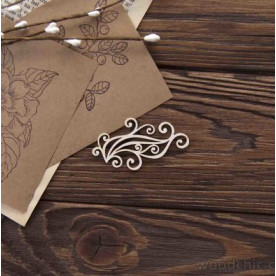 Чипборд Ветка завиток WOODChic