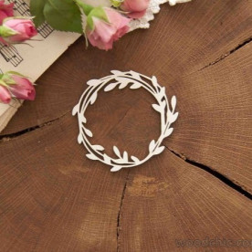 Чипборд Венок с веточек WOODChic