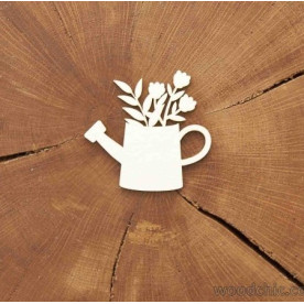 Чіпборд Лейка з квітами 2 WOODChic