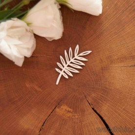 Чіпборд Гілка папороті ажур WOODChic