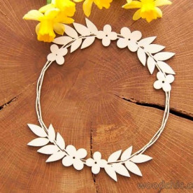 Чипборд Весенний венок WOODChic