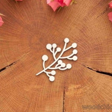Чипборд Ветка с почками WOODChic