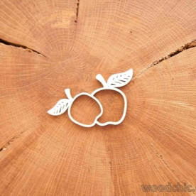 Чіпборд Два яблука злитий. ажурні WOODChic