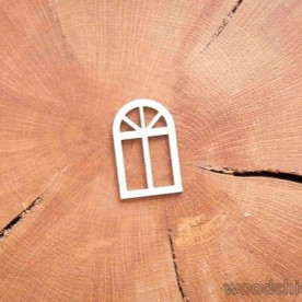 Чипборд Окно с аркой, 4х2.5 см, WOODChic