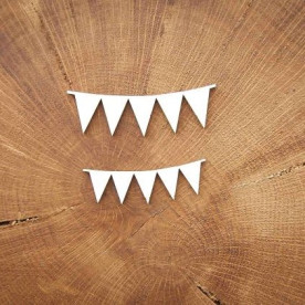 Чипборд Флажки 2 WOODChic