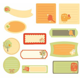 Набор высечек для журналинга Die-cut Journal Spots - Happy Day от Chatterbox