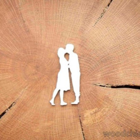 Чіпборд Закохана пара. поцілунок WOODChic