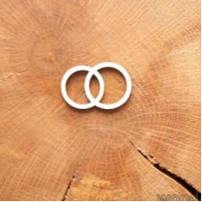 Чипборд Кольца WOODChic