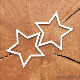 Чипборд Звезда для шейкера WOODChic