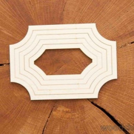 Чіпборд Набір Фігурний прямокутник WOODChic