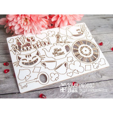 Чіпборд набір Alice in Wonderland, Scrapbox