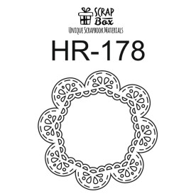 Чіпборд, Мереживна рамка, 48х48мм, Scrapbox