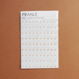 Набор полужемчужин в персиковых тонах, 3 мм, 90 шт. 