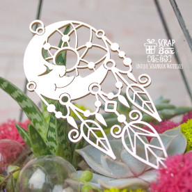 Чіпборд ловець снів з місяцем Но-163, Scrapbox