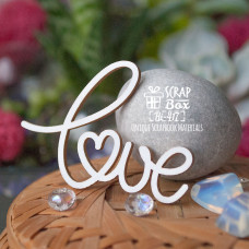 Чіпборд напис Love Hi-417, Scrapbox