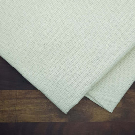 Ткань двунитка, цвет натуральный, 50х50 см, плотность 220 г/м2, хлопок 45%