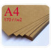 Аркуш крафт-паперу А4, щільність 170 г / м2