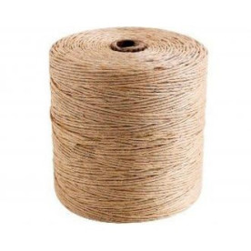 Джутовый шнур натурального цвета, толщина 2 мм, 1 м