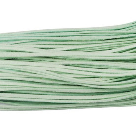 Шнур искусственная замша, 2.5 мм, 1 м, мятный