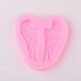 Силиконовый молд Крылья ангела, 71х68 мм