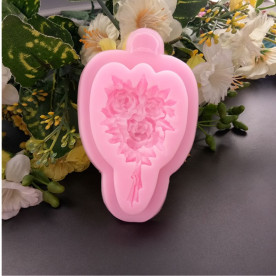 Силіконовий молд Роза, 103 мм