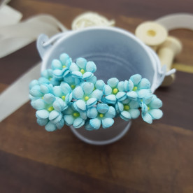 Набор незабудок, 5 шт, 1 см, нежно-голубой, Цветочная Фея