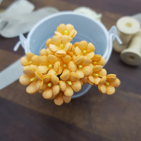 Набор незабудок, 5 шт, 1 см, персиковый, Цветочная Фея