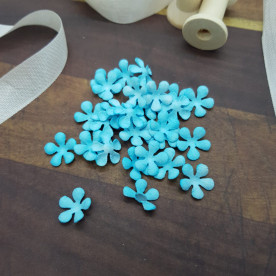 Набір квіточок-заготовок 1, 50 шт, 1 см, блакитний, Квіткова Фея