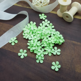 Набір квіточок-заготовок 1, 50 шт, 1 см, м'ятний, Квіткова Фея