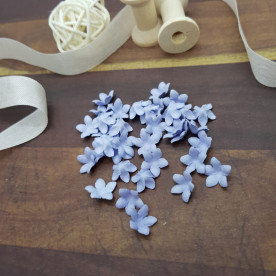 Набір квіточок-заготовок 3, 50 шт, 1 см, бузковий, Квіткова Фея