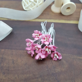 Набір кольорів вишні 5 шт, 12 мм, рожевий, Квіткова Фея