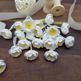 Цветок яблони, 1 шт, 17 мм, белый, Цветочная Фея