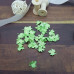 Набор листиков клена, 10 шт, 15 мм, зеленый, Цветочная Фея