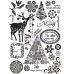 Набор резиновых штампов Imagenne Stamp Set - North Country 25 шт., Prima