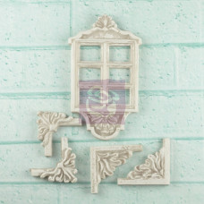 Набір прикрас з гіпсу Window Decor від Prima