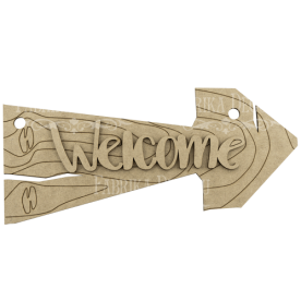 Заготівля для декорування Welcome # 122, Фабрика Декору