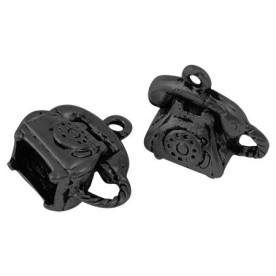 Металева підвіска Телефон, 14х8 мм