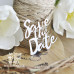 Чіпборд напис "Save the date" Hi-429, Scrapbox
