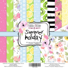 Набір скраппаперу Summer holiday 30,5x30,5см, Фабрика Декору