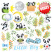 Набір скраппаперу My little panda boy, 20x20см, Фабрика Декору