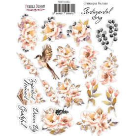 Набор наклеек (стикеров) #061, Sentimental story, Фабрика Декора