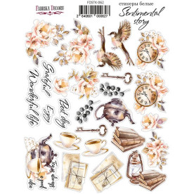 Набор наклеек (стикеров) #062, Sentimental story, Фабрика Декора