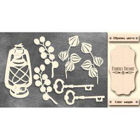 Набор чипбордов,ов Sentimental story color_Milk, Фабрика Декору