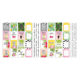 Набір смуг з картинками для декору Wild Tropics, Фабрика Декору